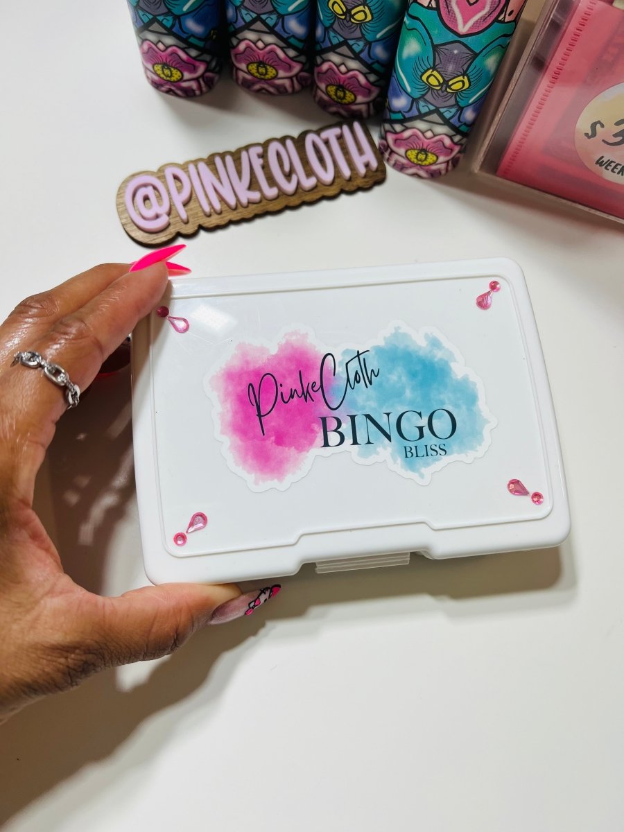 REUSABLE White Bingo Box Challenge | Savings Box – PinkeCloth