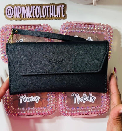 Saffanio Cash Envelope Wallets With Envelopes - PinkeCloth