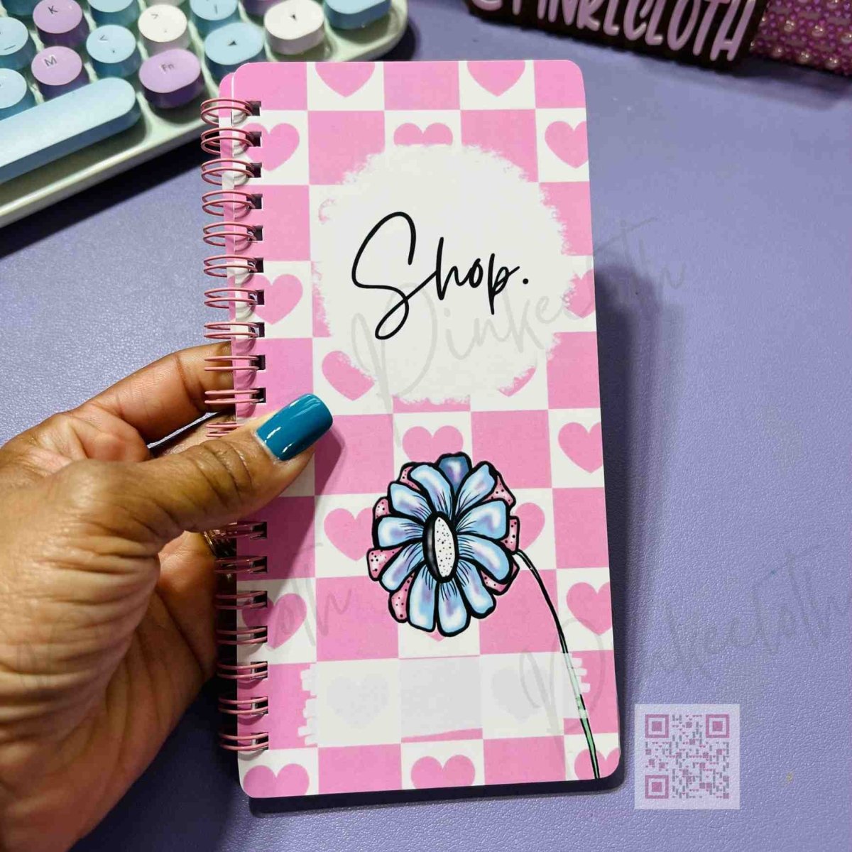 SHOP Shopping List Spiral Book - PinkeCloth