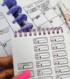 Simple Budget Essentials Sticker Book | 764 Writable Budgeting Stickers - PinkeCloth