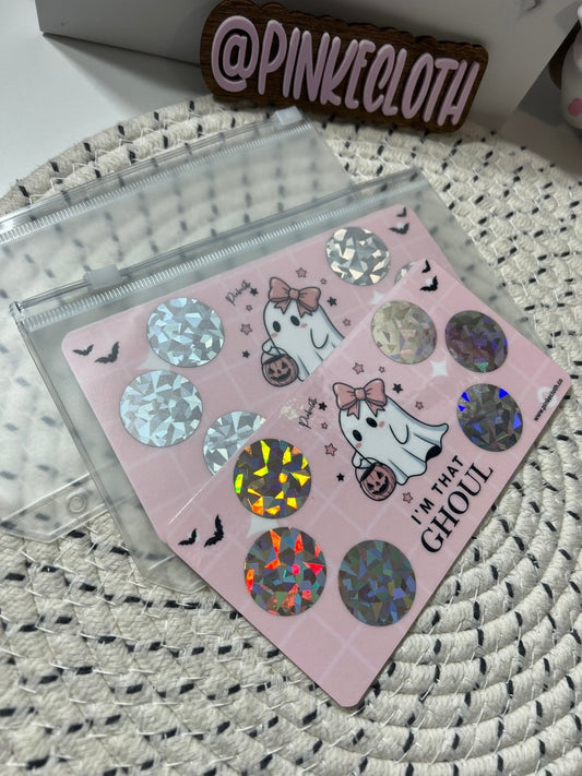 Spooky I’m that ghoul scratcher challenge - PinkeCloth