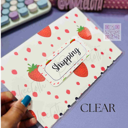 Strawberry Binder & Envelope Set - PinkeCloth