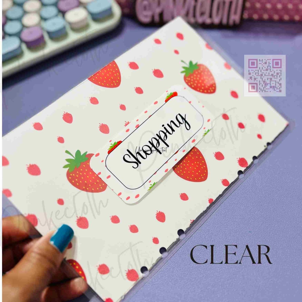 Strawberry Envelope Labels - PinkeCloth